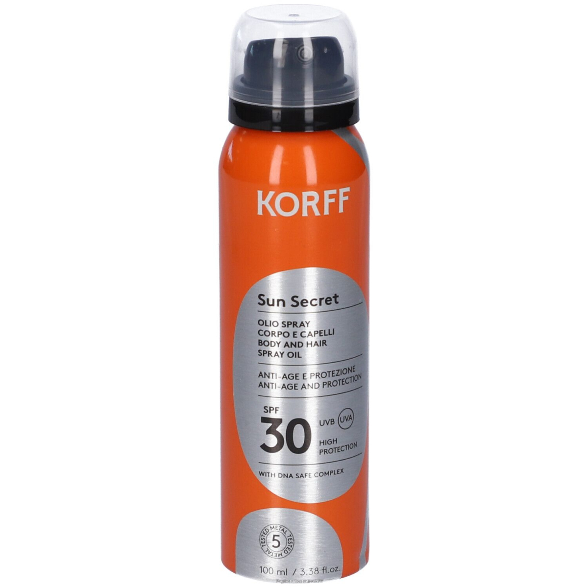 Cerca Offerte di korff sun secret olio spray spf 30 - olio solare fotoprotettivo per il corpo e i capelli, 100 ml e acquista online