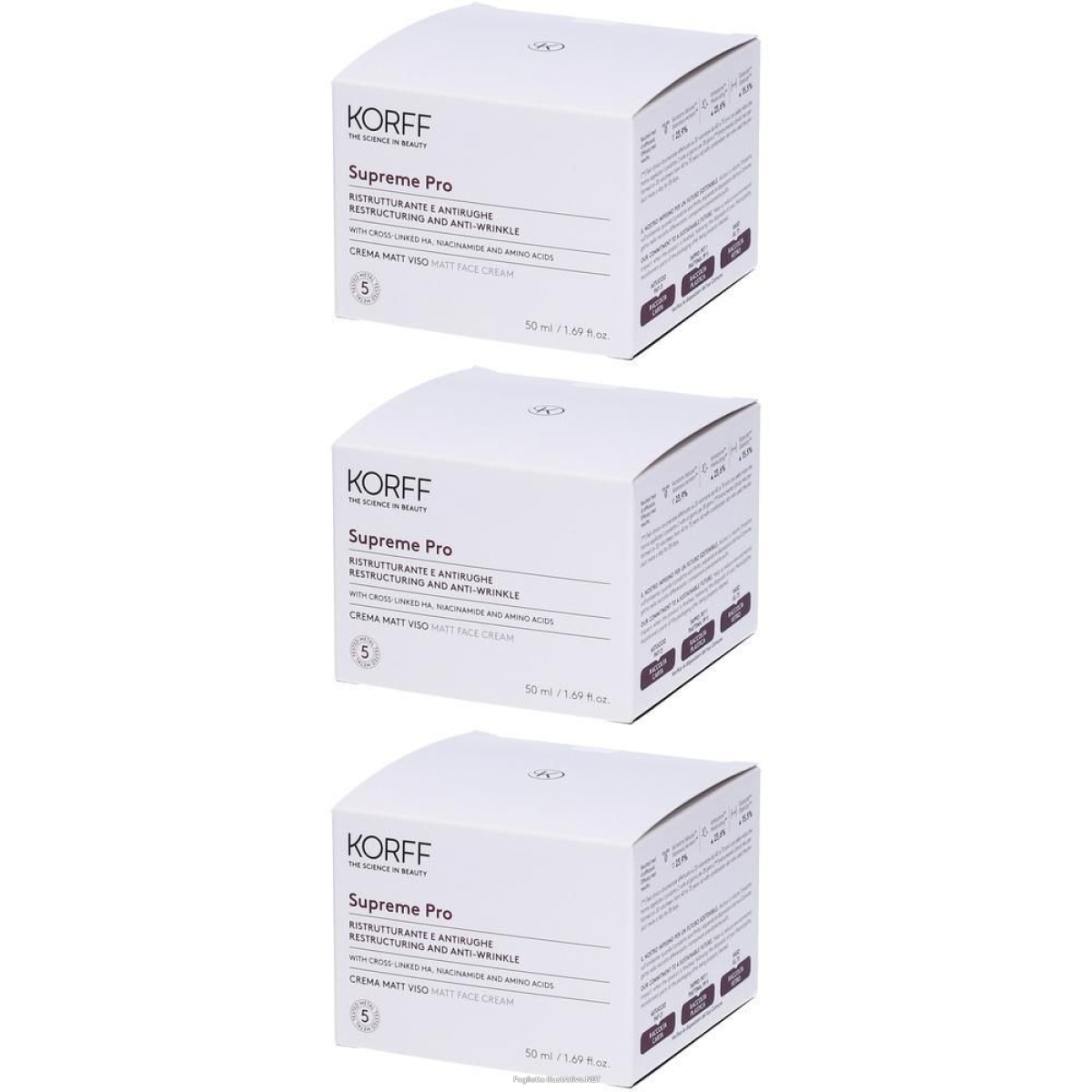 Cerca Offerte di korff supreme pro crema matt viso 3x50 ml e acquista online