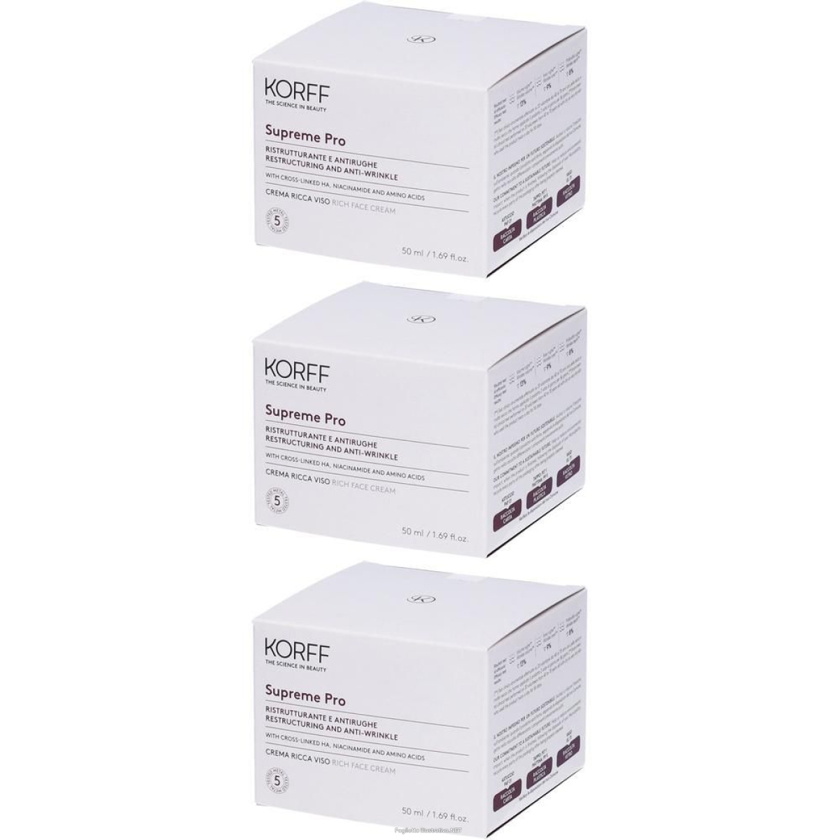 Cerca Offerte di korff supreme pro crema ricca viso 3x50 ml e acquista online