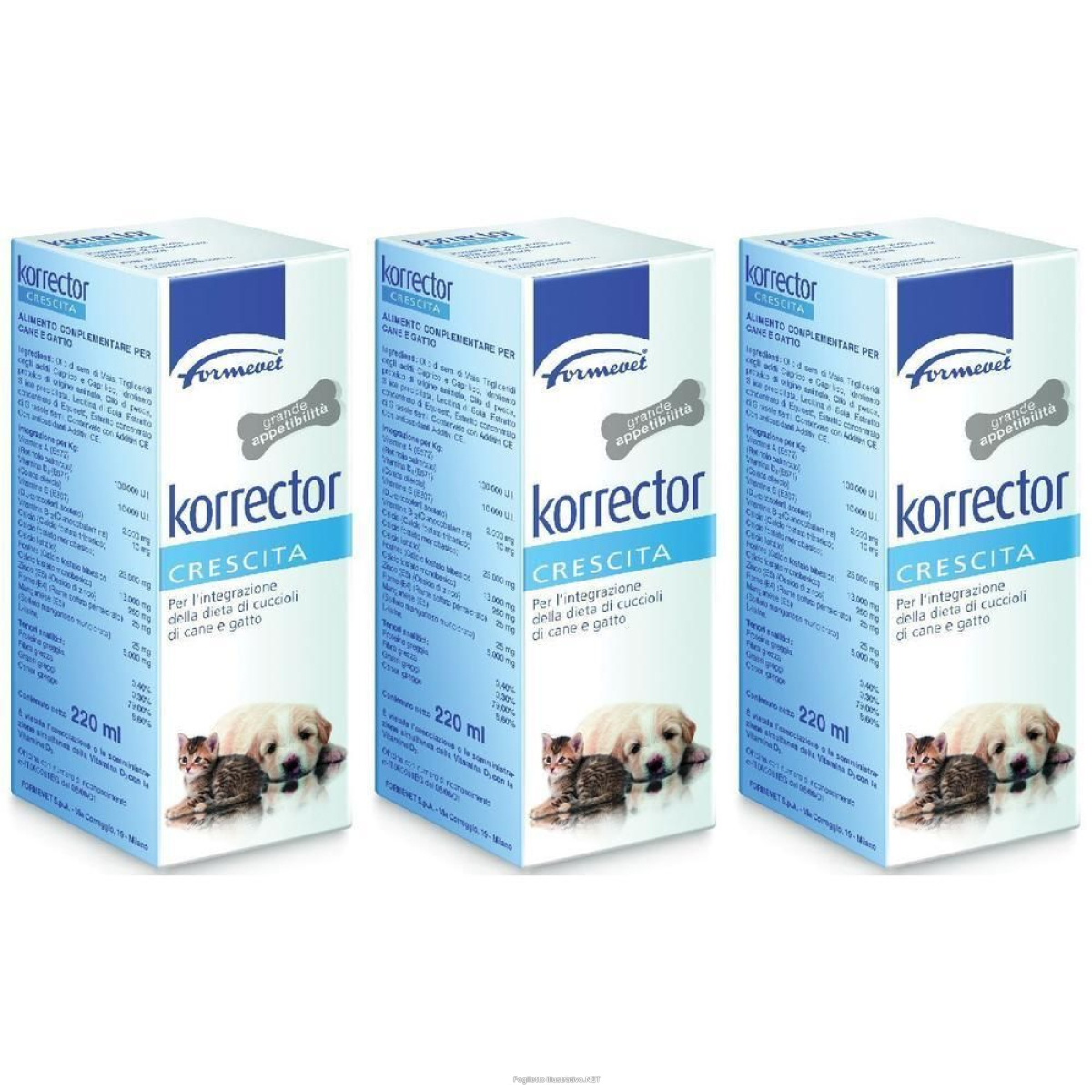 Cerca Offerte di korrector crescita flacone 220 ml 3x220 ml gocce orali e acquista online