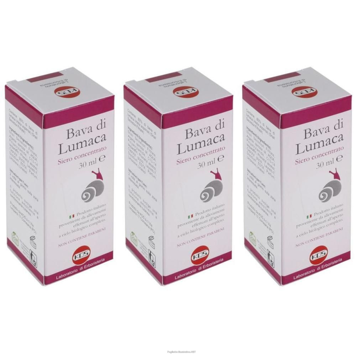 Cerca Offerte di kos bava di lumaca siero concentrato 3x30 ml e acquista online