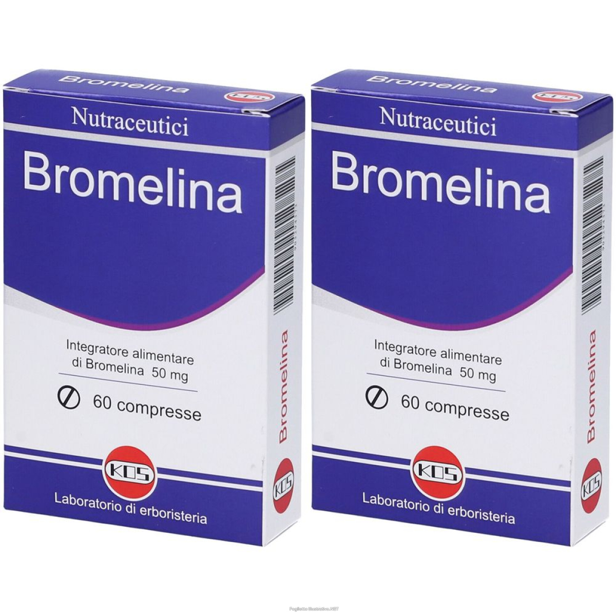 Cerca Offerte di kos bromelina integratore alimentare set da 2 2x60 pz compresse e acquista online