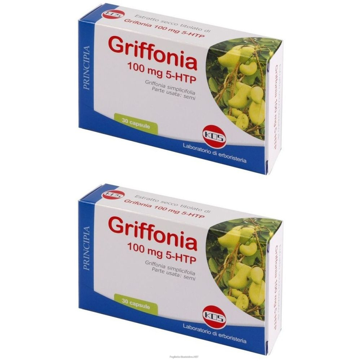 Cerca Offerte di kos griffonia 100mg 5-htp capsule set da 2 2x30 pz e acquista online