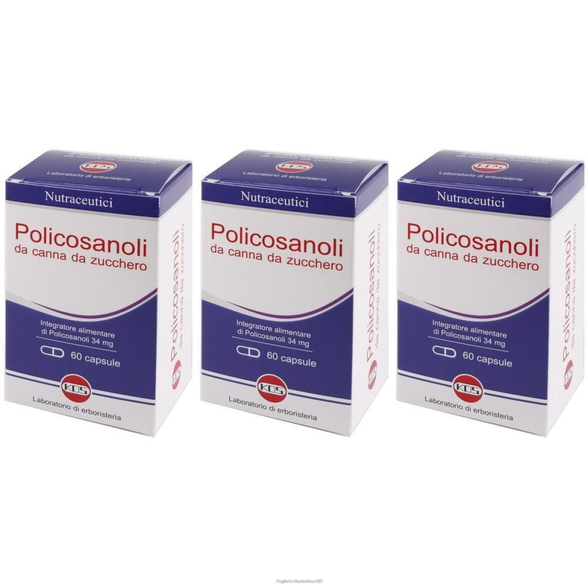 Cerca Offerte di kos policosanoli da canna zucchero capsule 3x60 pz e acquista online