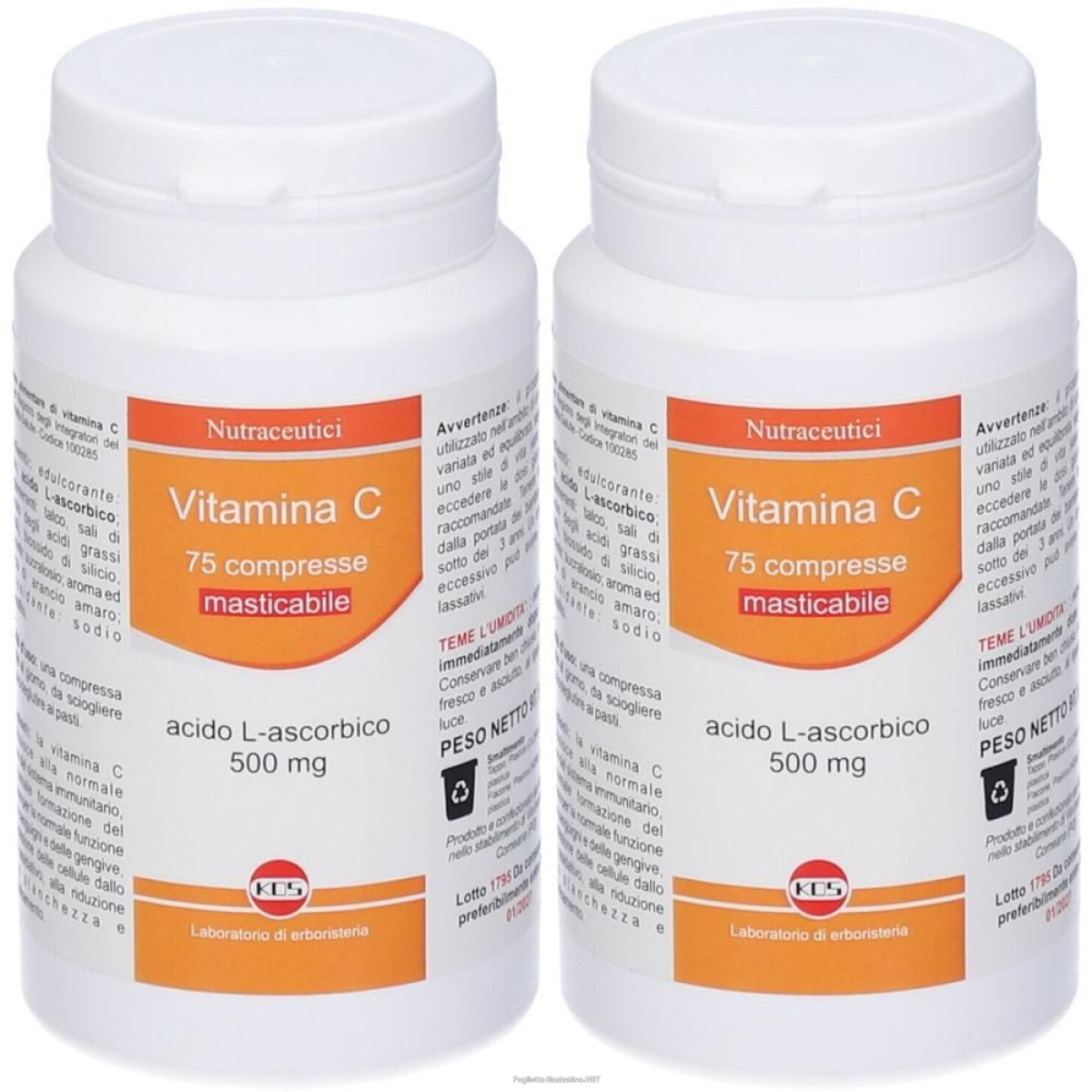 Cerca Offerte di kos vitamina c compresse masticabili 2x97,5 g e acquista online
