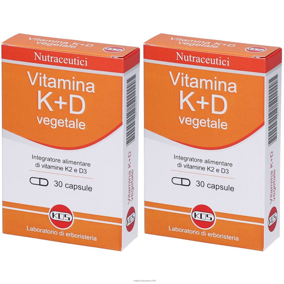 Cerca Offerte di kos vitamina k+d vegetale capsule set da 2 2x16,5 g e acquista online