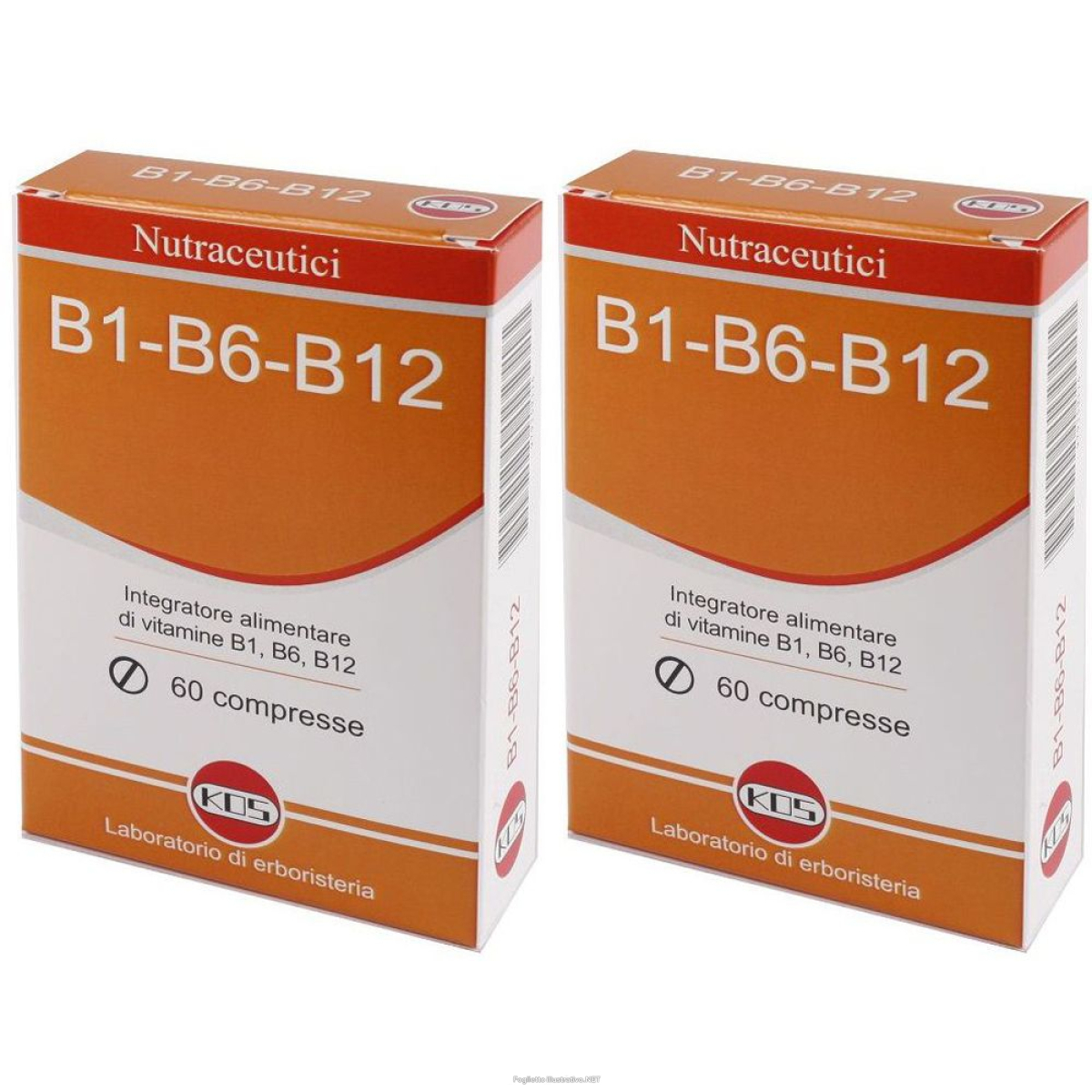 Cerca Offerte di kos vitamine b1 b6 b12 compresse set da 2 2x60 pz e acquista online