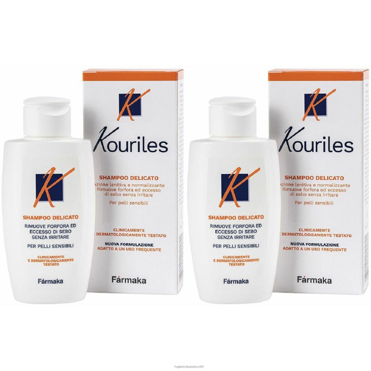 Cerca Offerte di kouriles shampoo anti-forfora set da 2 2x100 ml e acquista online