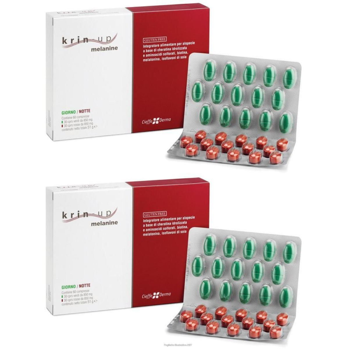Cerca Offerte di krin up melanine 2x60 pz capsule e acquista online