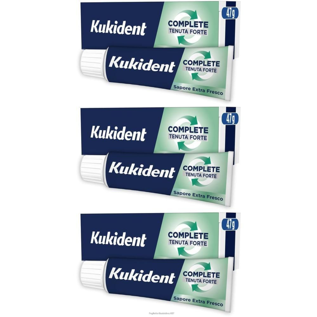 Cerca Offerte di kukident complete extra fresco crema adesiva per dentiere 3x47 g e acquista online