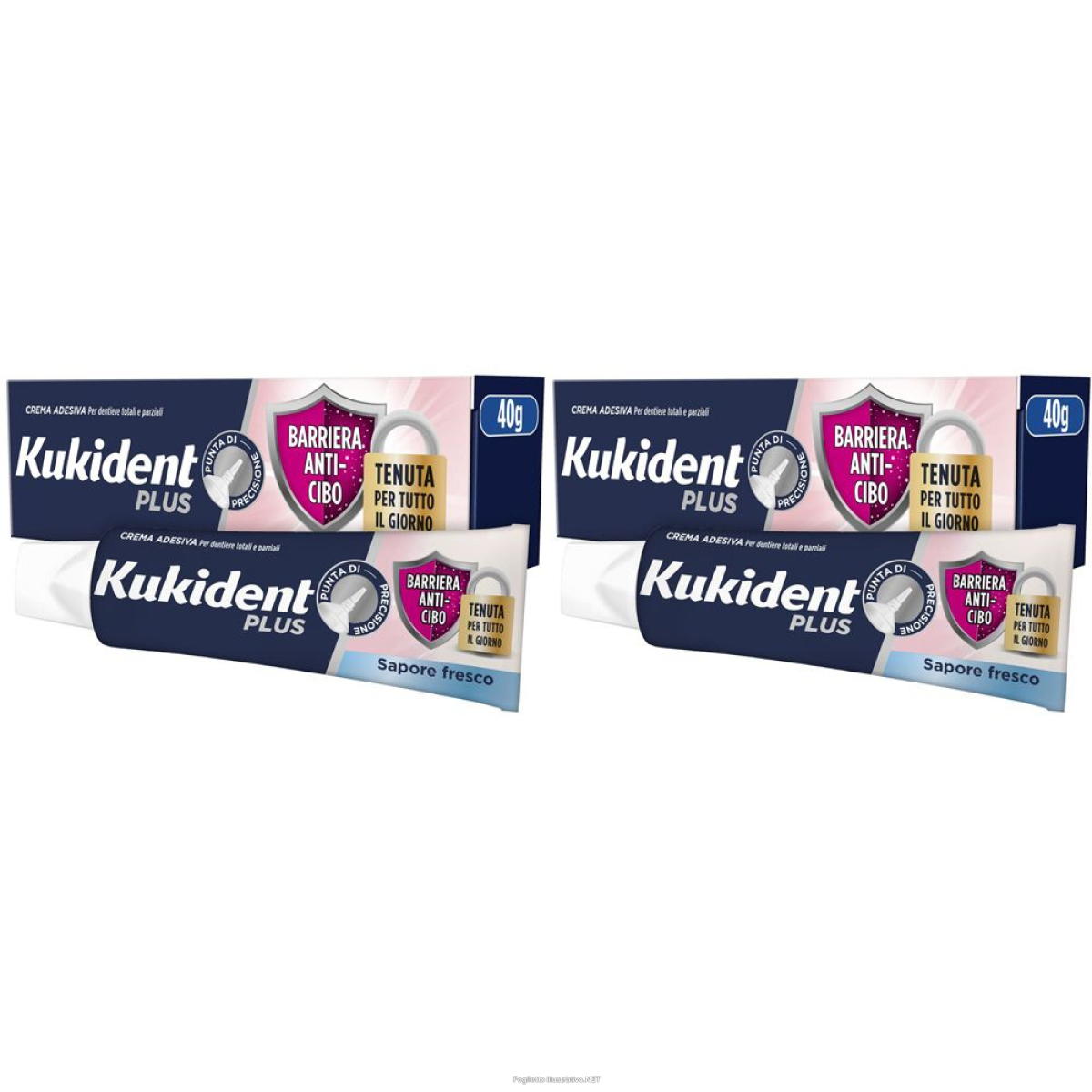 Cerca Offerte di kukident plus barriera anti-cibo crema adesiva per dentiere totali e p e acquista online