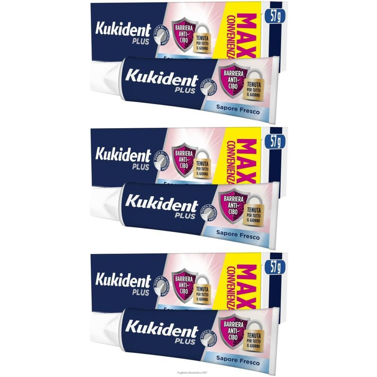 Cerca Offerte di kukident plus barriera anti-cibo fresco 3x57 g e acquista online