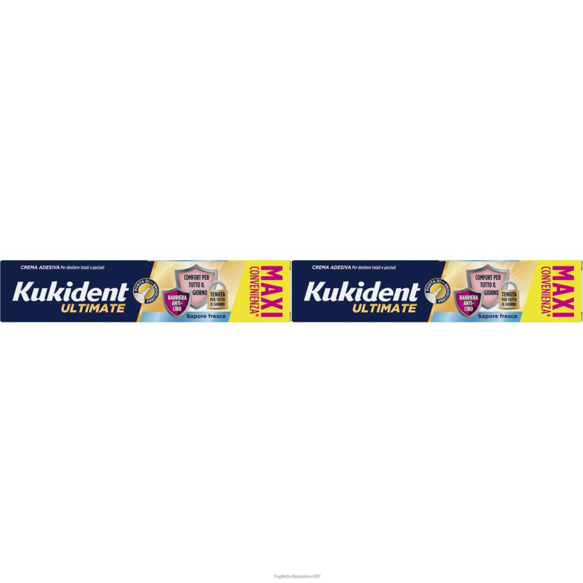 Cerca Offerte di kukident ultimate barriera anti-cibo crema adesiva per dentiere totali e acquista online