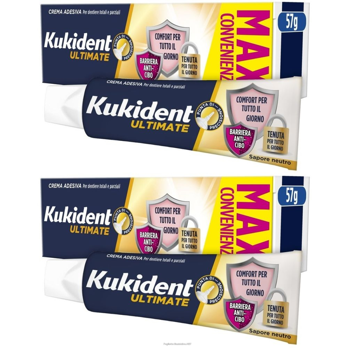 Cerca Offerte di kukident ultimate crema adesiva protesi dentali gusto neutro formato m e acquista online
