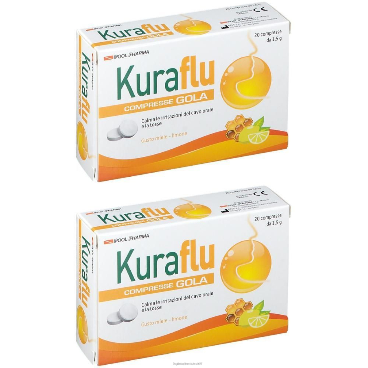 Cerca Offerte di kuraflu compresse gola miele e limone 2x20x1,5 g e acquista online