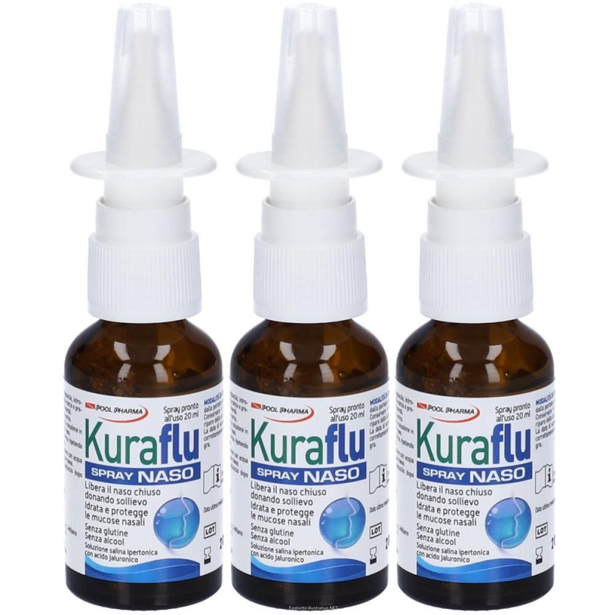 Cerca Offerte di kuraflu spray naso 3x20 ml nasale e acquista online