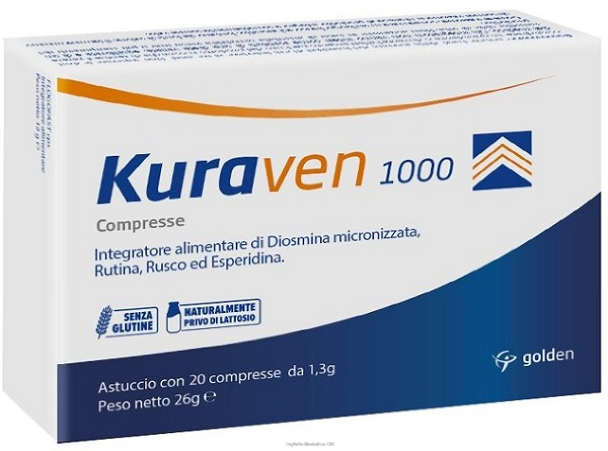 Cerca Offerte di kuraven 1000 20 compresse da 1,3 g senza glutine naturalmente privo di lattosio e acquista online