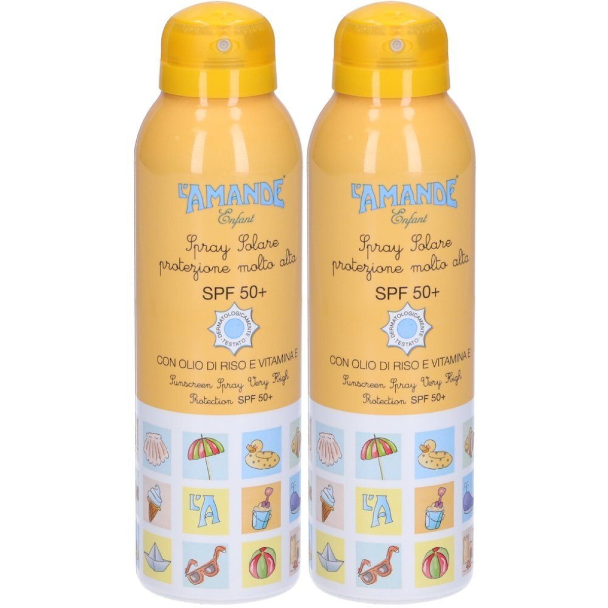 Cerca Offerte di L'amande enfant spray solare spf 50+ 2x150 ml e acquista online