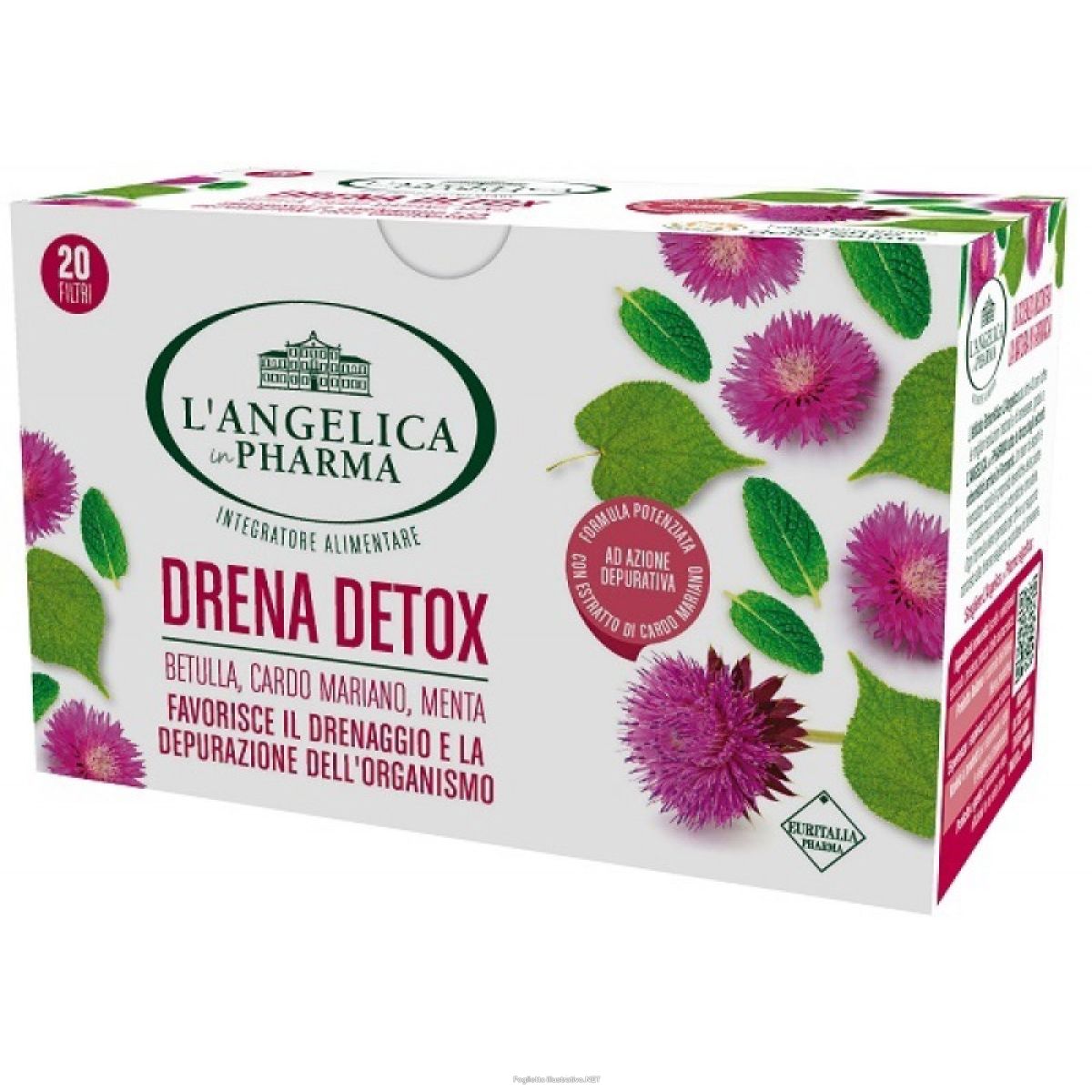 Cerca Offerte di l'angelica tisana drena detox 20 filti e acquista online