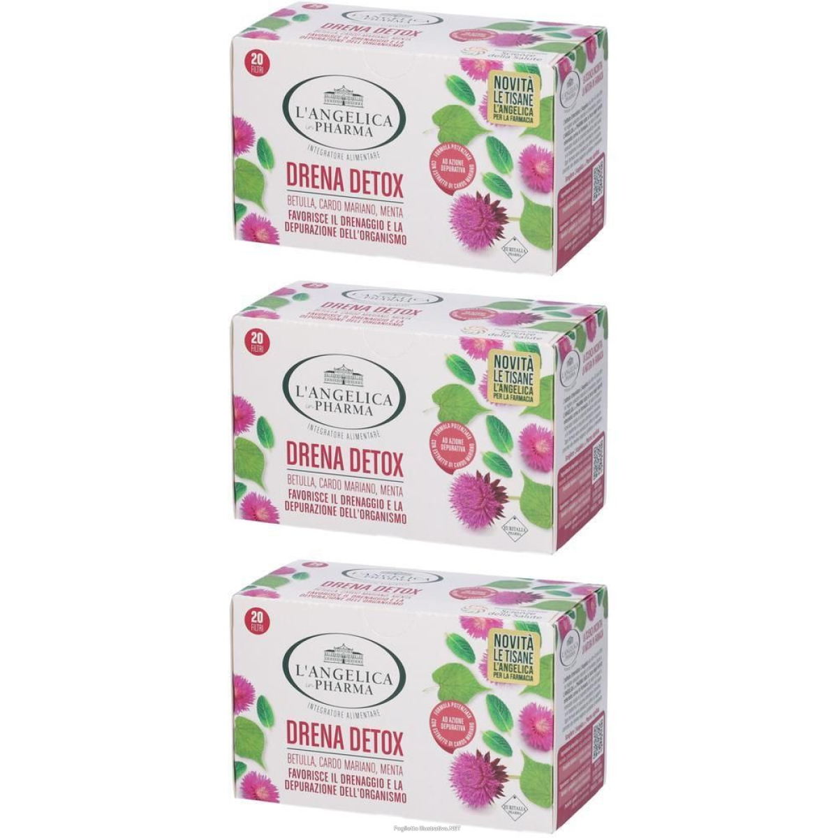 Cerca Offerte di l'angelica tisana drena detox filtri 3x1 st e acquista online