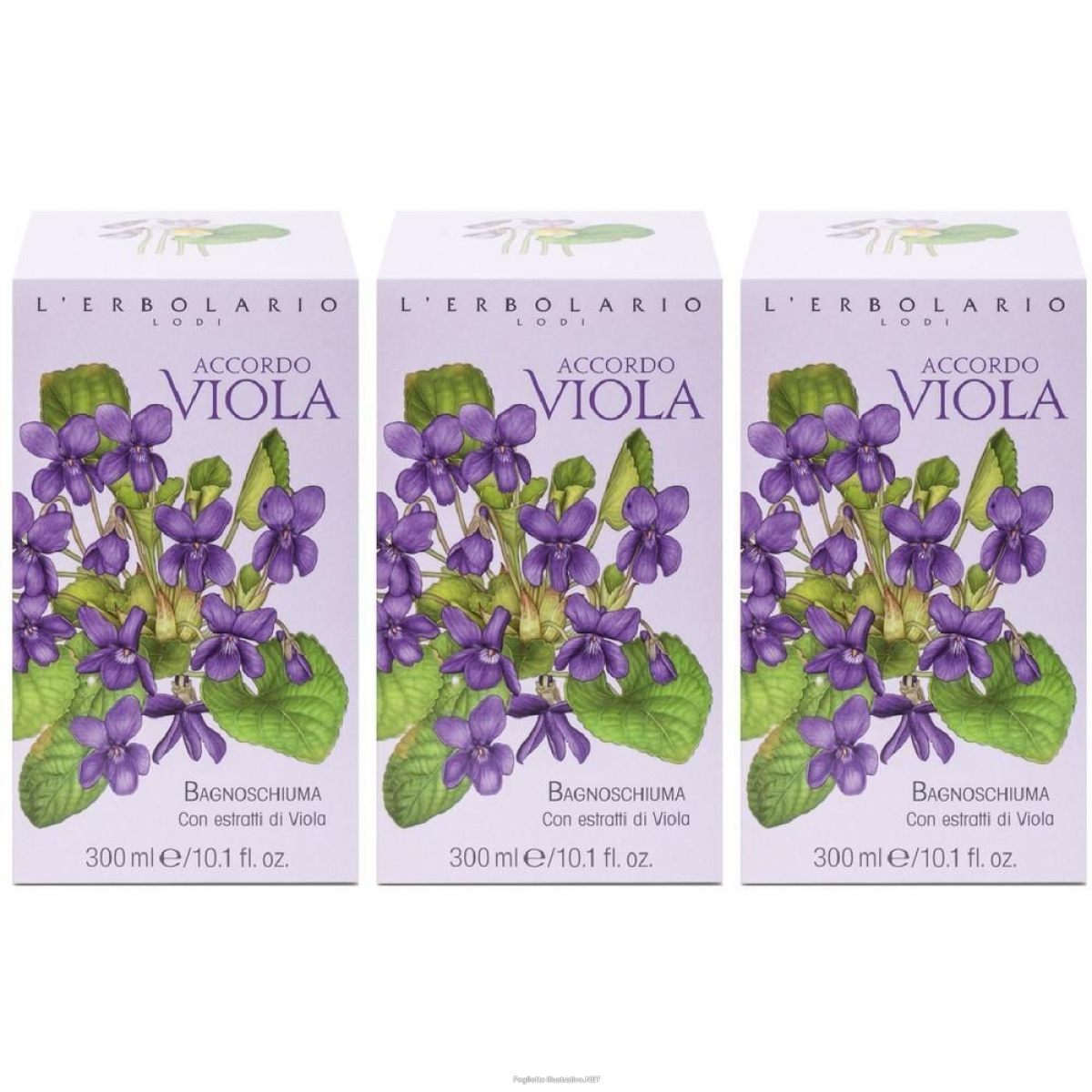 Cerca Offerte di l'erbolario accordo viola bagnoschiuma 3x300 ml e acquista online