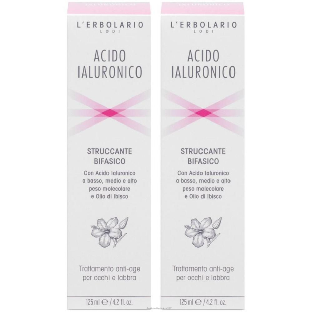 Cerca Offerte di l'erbolario acido ialuronico struccante bifasico 2x125 ml e acquista online