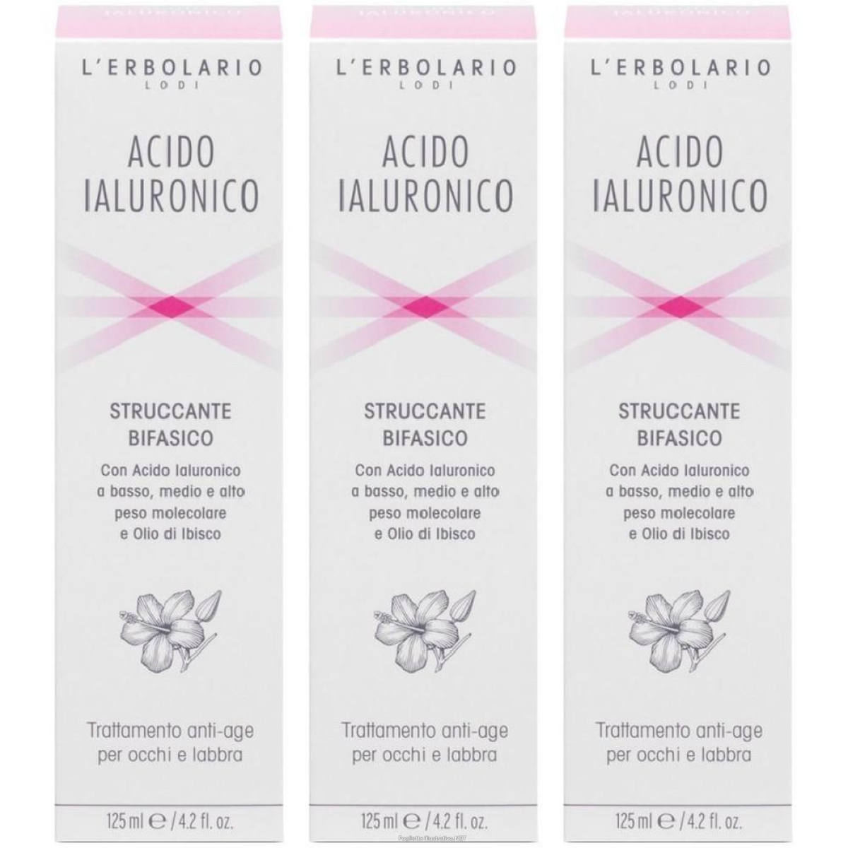 Cerca Offerte di l'erbolario acido ialuronico struccante bifasico 3x125 ml e acquista online