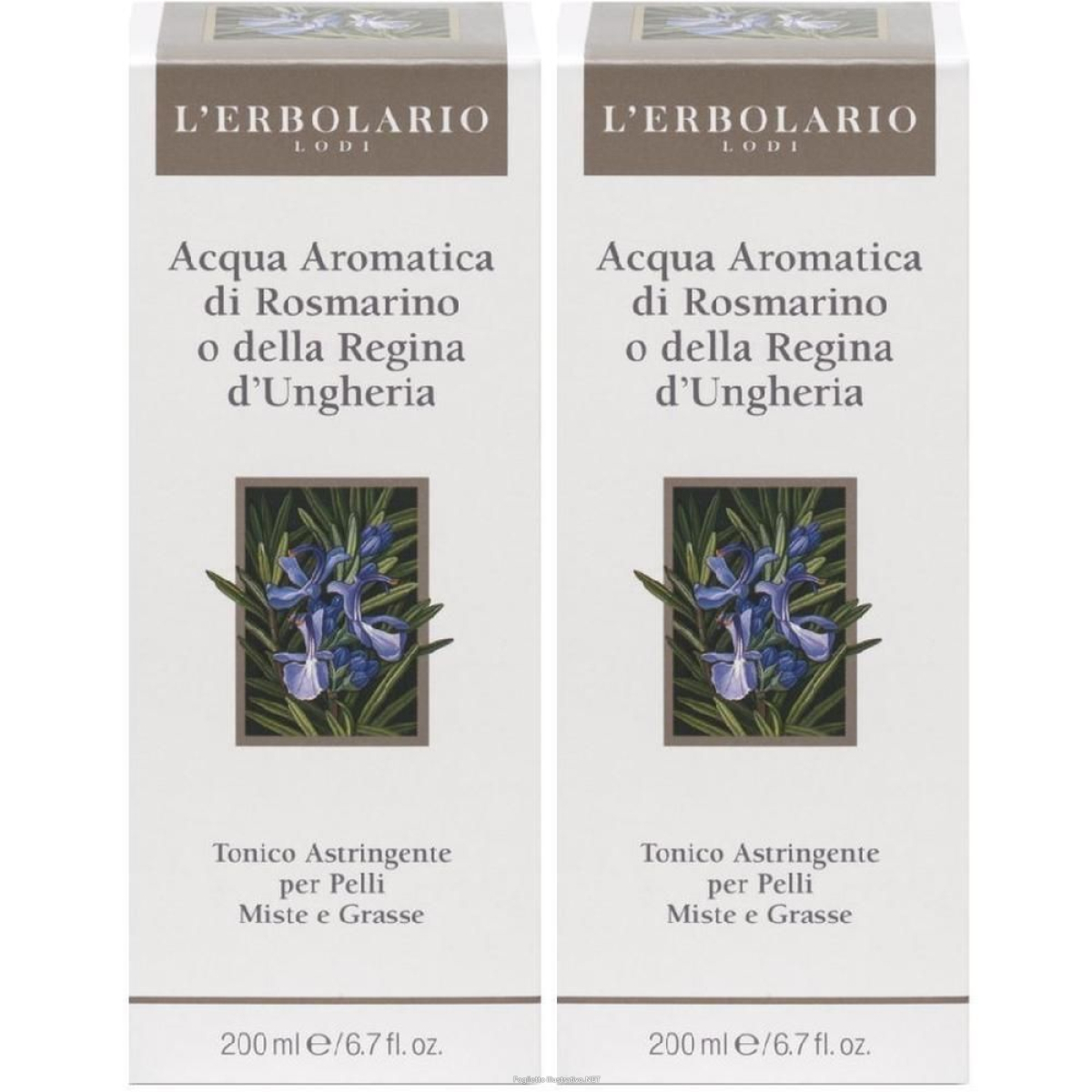 Cerca Offerte di l'erbolario acqua aromatica di rosmarino o della regina d'ungheria 2x2 e acquista online