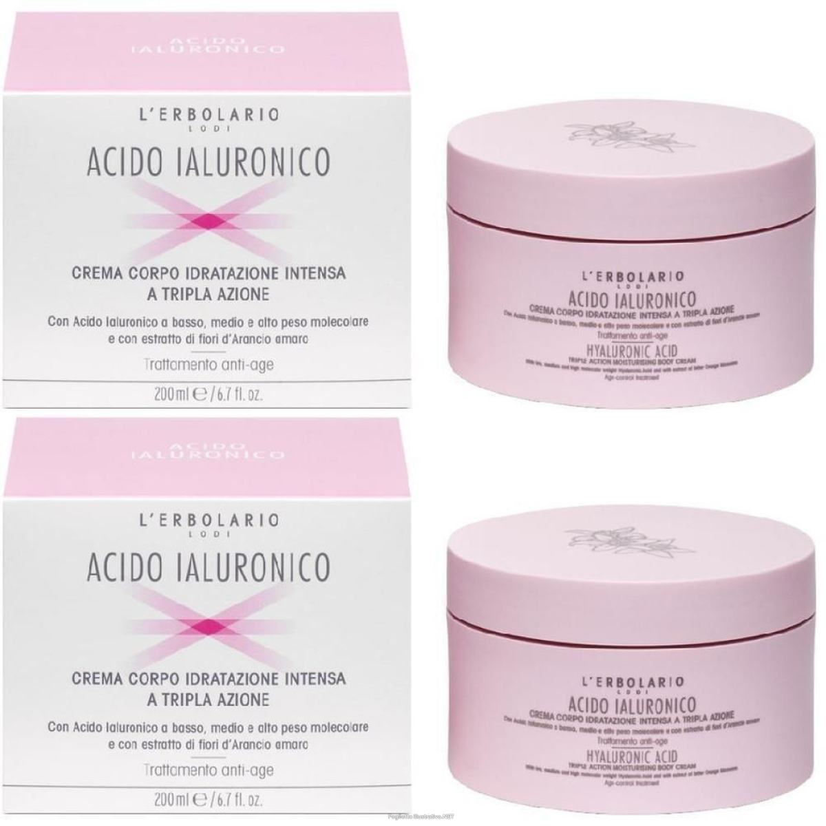 Cerca Offerte di l`erbolario crema corpo acido ialuronico 2x200 ml e acquista online