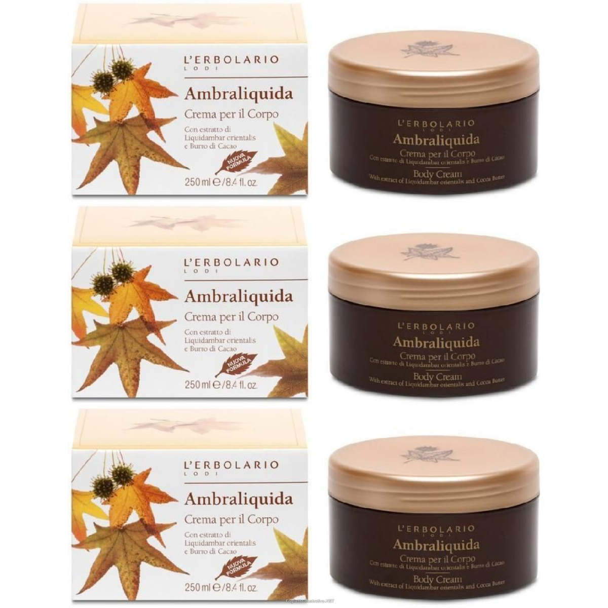 Cerca Offerte di l’erbolario crema corpo ambraliquida 3x250 ml lozione per il corpo e acquista online