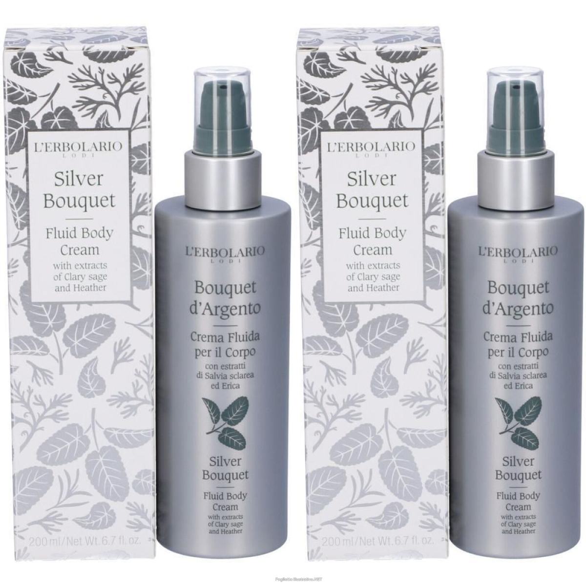 Cerca Offerte di l`erbolario crema fluida per il corpo bouquet d'argento 2x200 ml e acquista online