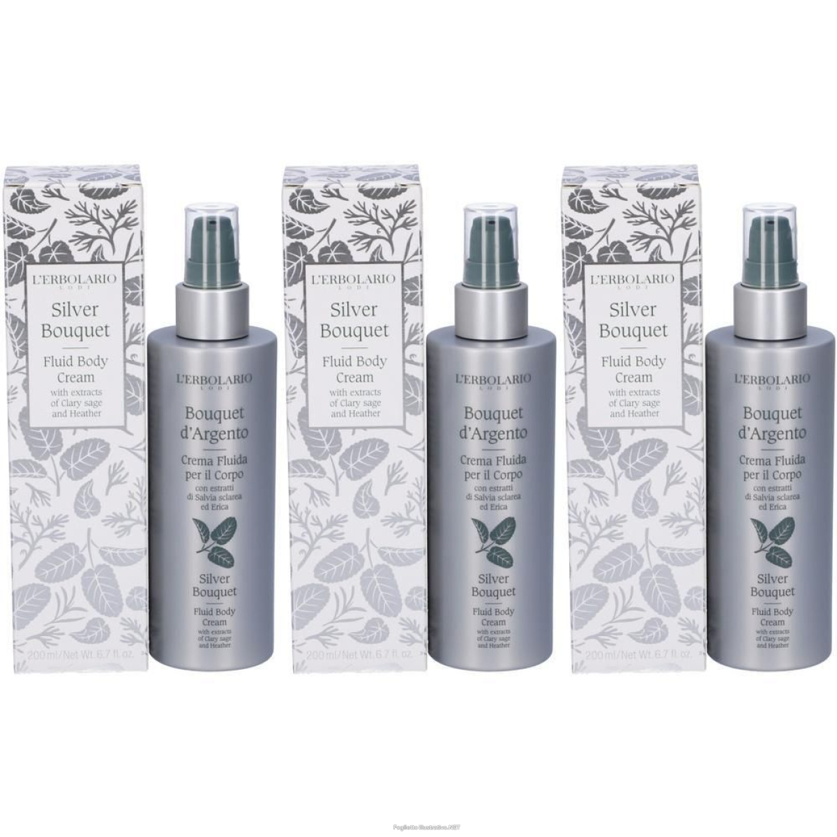 Cerca Offerte di l`erbolario crema fluida per il corpo bouquet d'argento 3x200 ml e acquista online