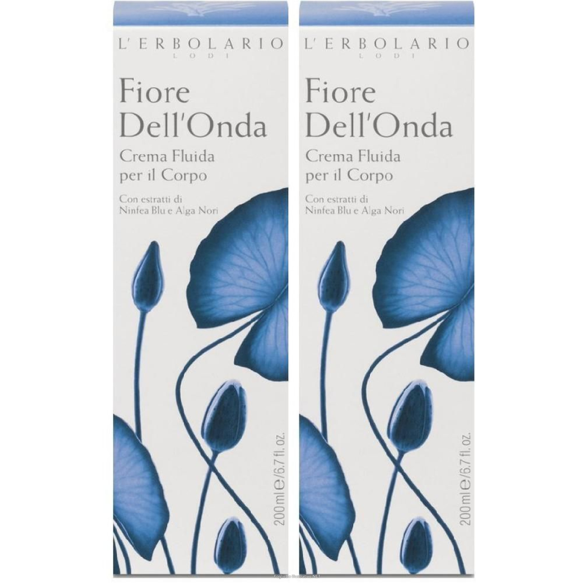 Cerca Offerte di l'erbolario - crema fluida per il corpo fiore dell'onda 2x200 ml e acquista online