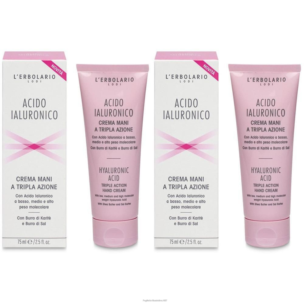Cerca Offerte di l`erbolario crema mani acido ialuronico tripla azione 2x75 ml e acquista online