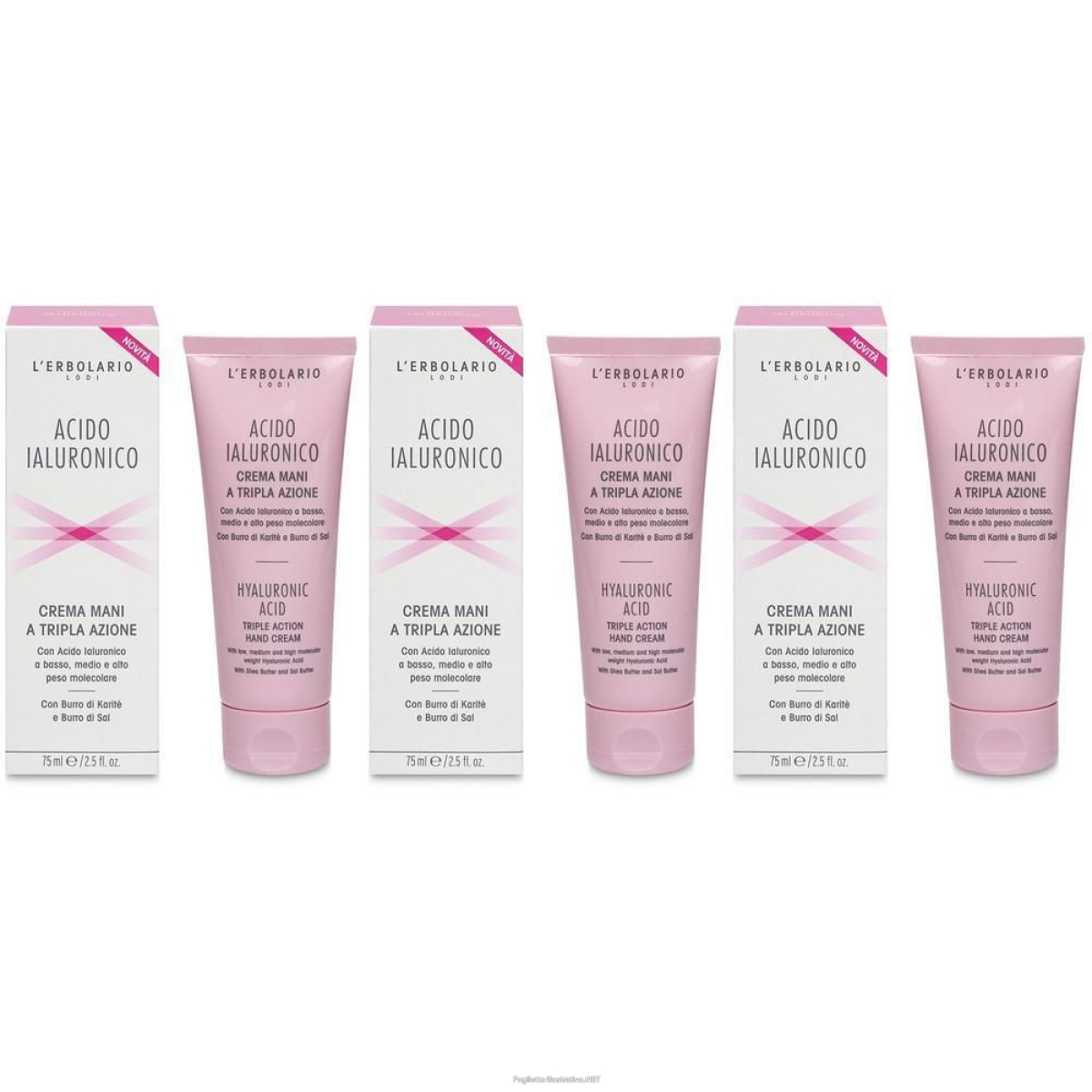 Cerca Offerte di l`erbolario crema mani acido ialuronico tripla azione 3x75 ml e acquista online