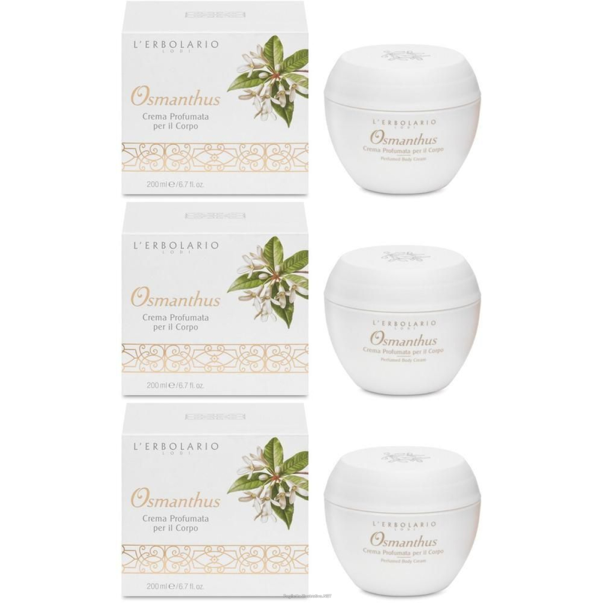 Cerca Offerte di l`erbolario crema profumata per il corpo osmanthus 3x200 ml e acquista online