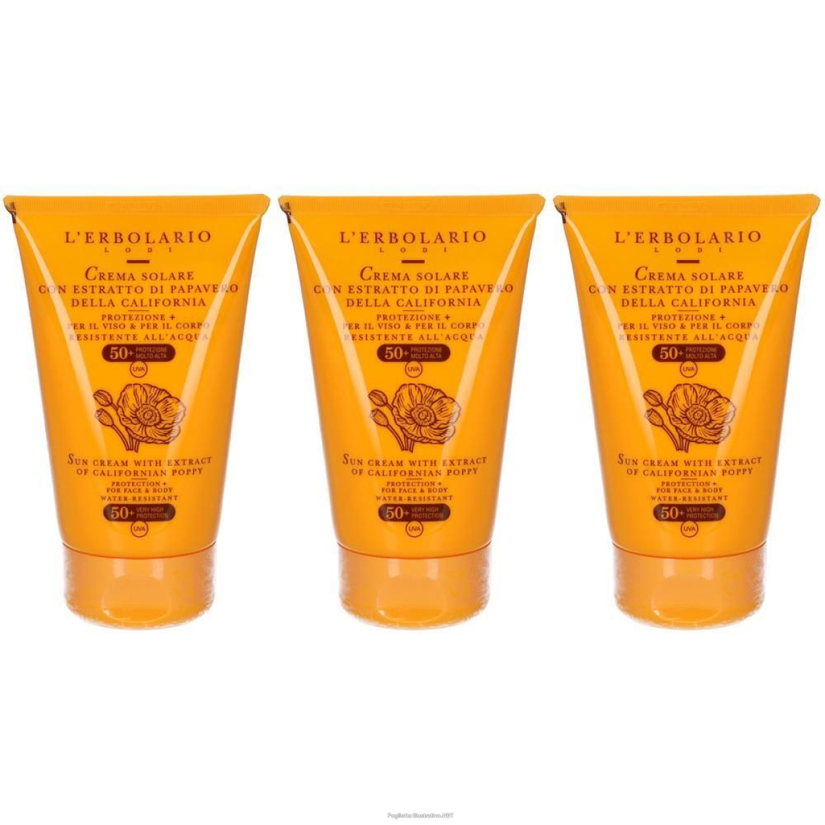 Cerca Offerte di l`erbolario crema solare viso e corpo spf 50+ 3x125 ml e acquista online