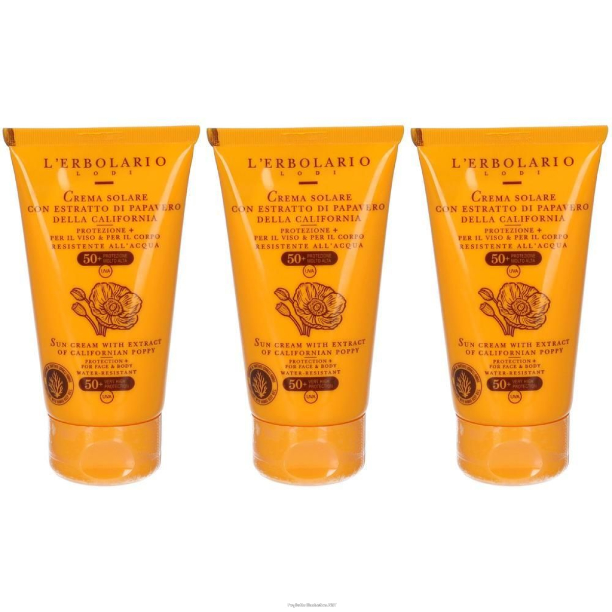 Cerca Offerte di l`erbolario crema solare viso e corpo spf 50+ 3x75 ml e acquista online