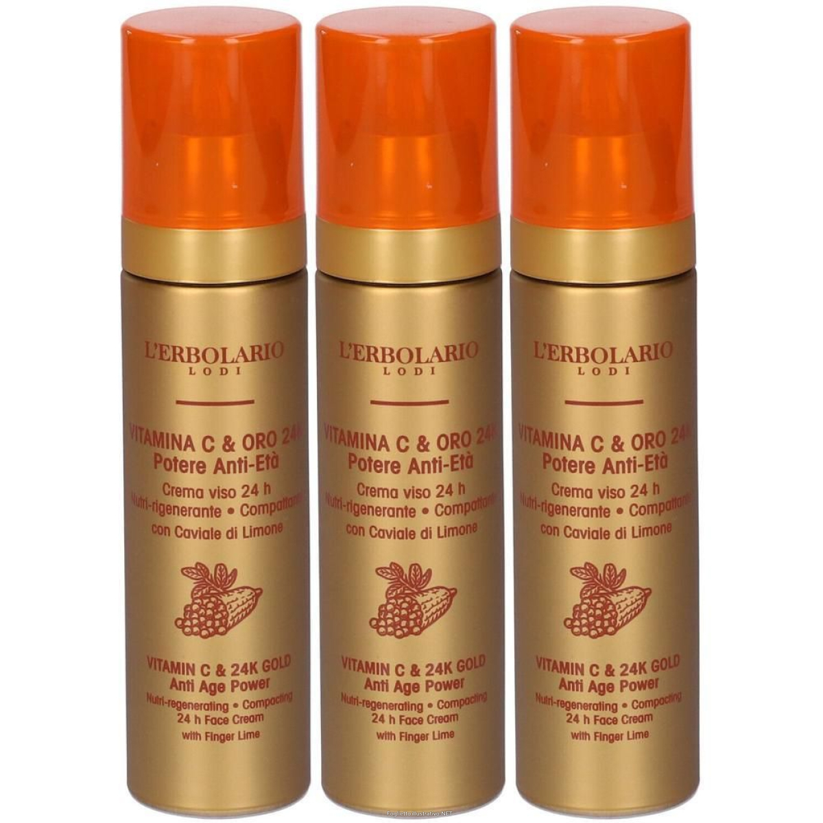 Cerca Offerte di l`erbolario crema viso vitamina c & oro 24k 3x50 ml e acquista online