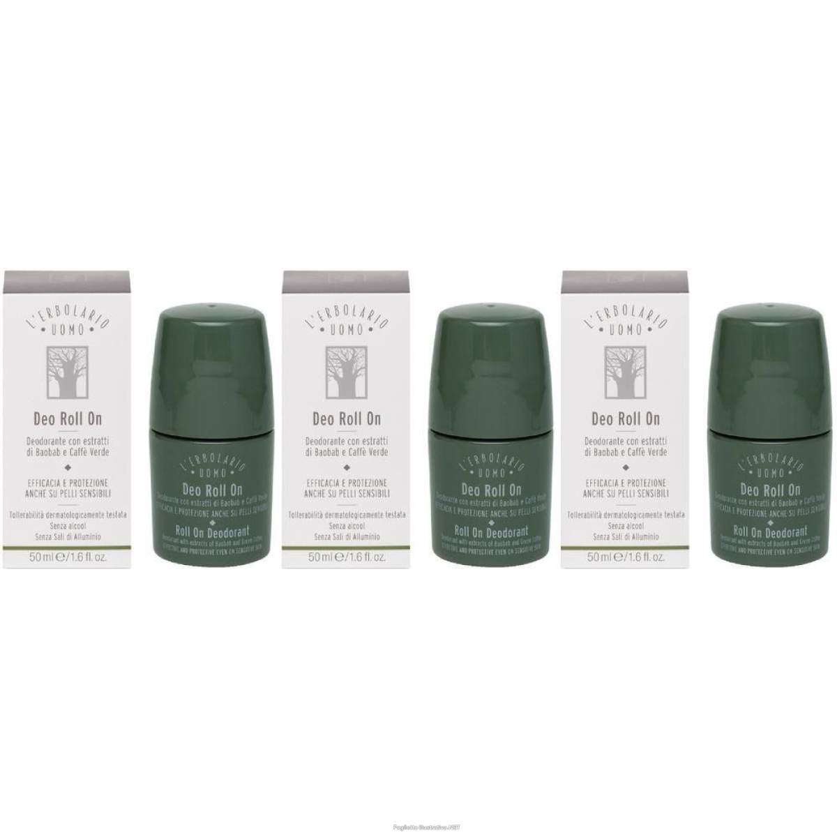 Cerca Offerte di l`erbolario deodorante roll on l'erbolario uomo 3x50 ml roller e acquista online