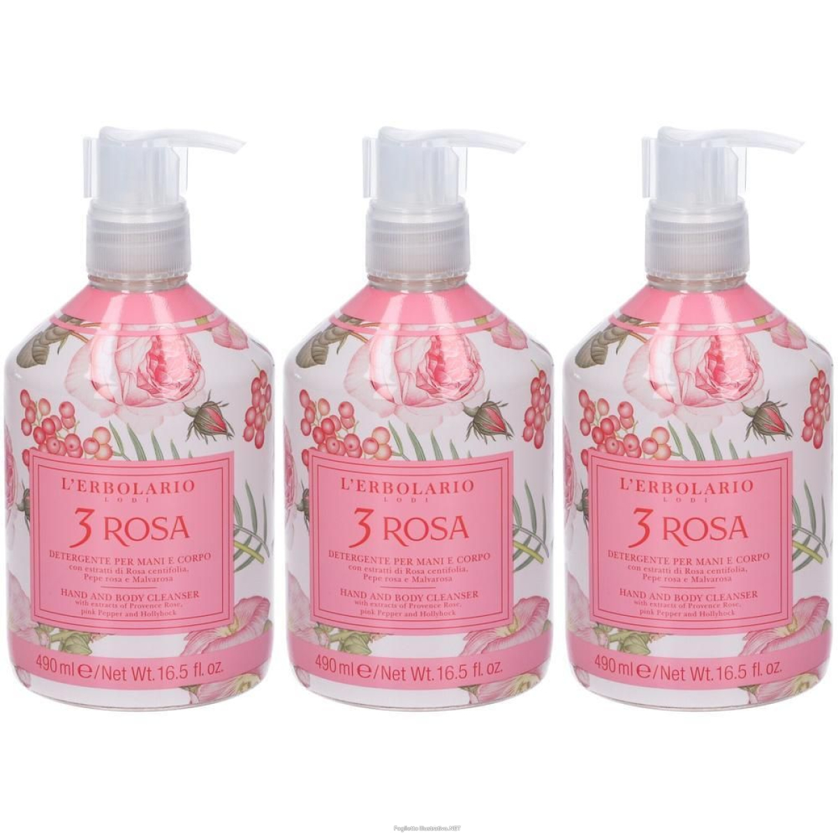 Cerca Offerte di l`erbolario detergente mani e corpo 3 rosa 490 ml e acquista online
