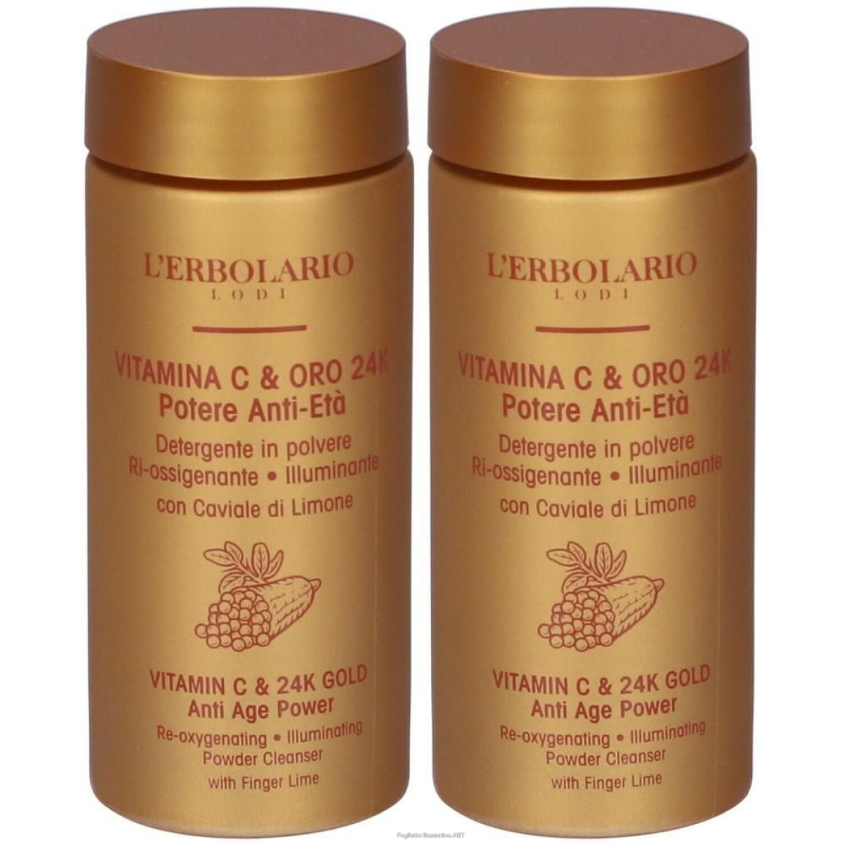 Cerca Offerte di l`erbolario detergente viso in polvere vitamina c & oro 24k 2x35 g e acquista online