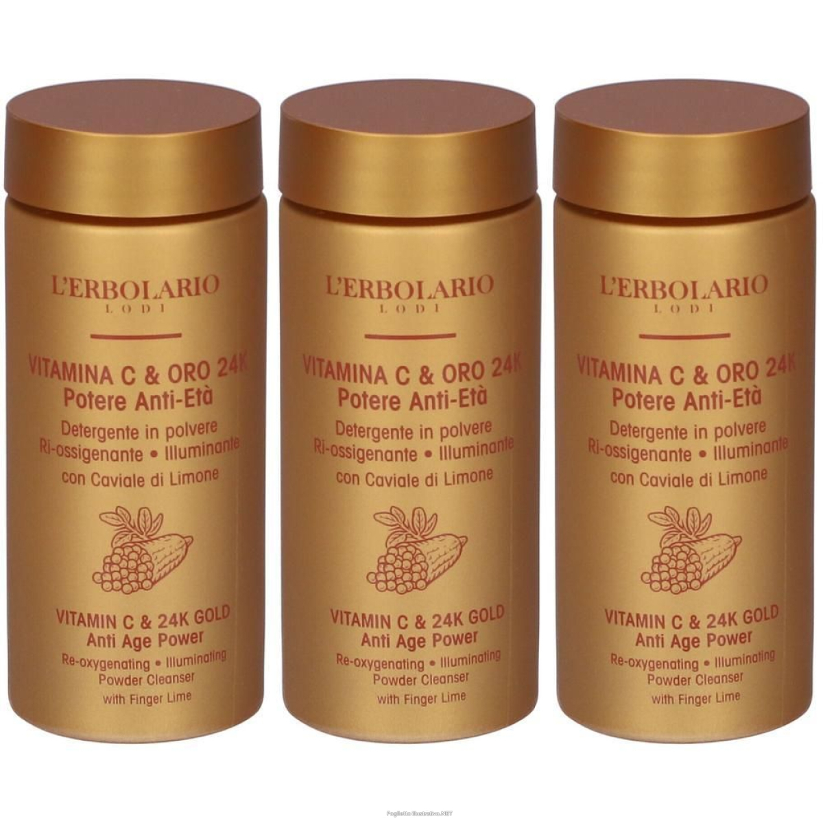 Cerca Offerte di l`erbolario detergente viso in polvere vitamina c & oro 24k 3x35 g e acquista online