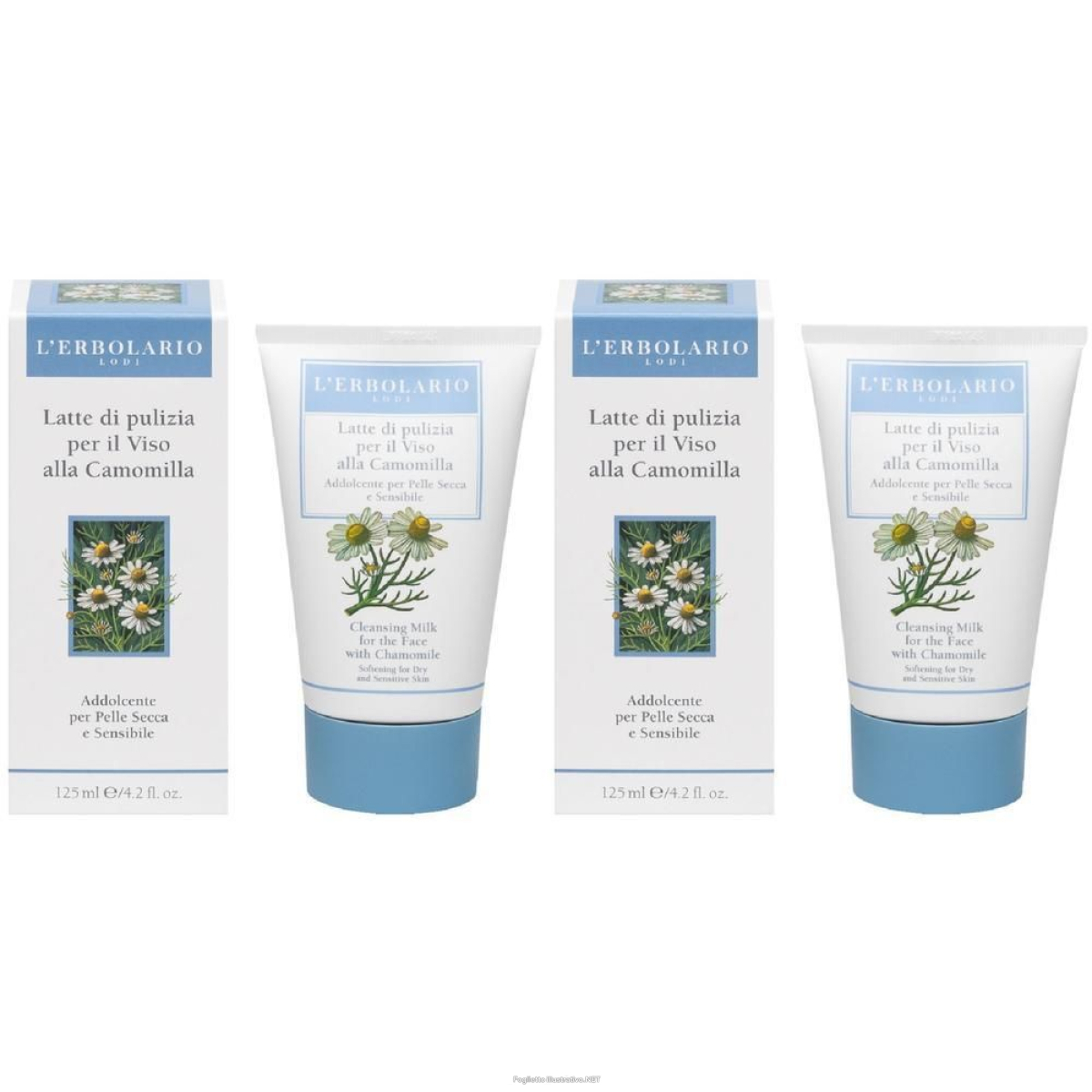 Cerca Offerte di l'erbolario latte di pulizia per viso alla camomilla 2x125 ml e acquista online