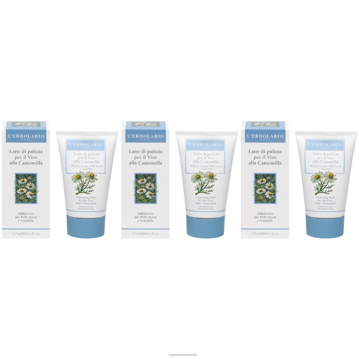 Cerca Offerte di l'erbolario latte di pulizia per viso alla camomilla 3x125 ml e acquista online