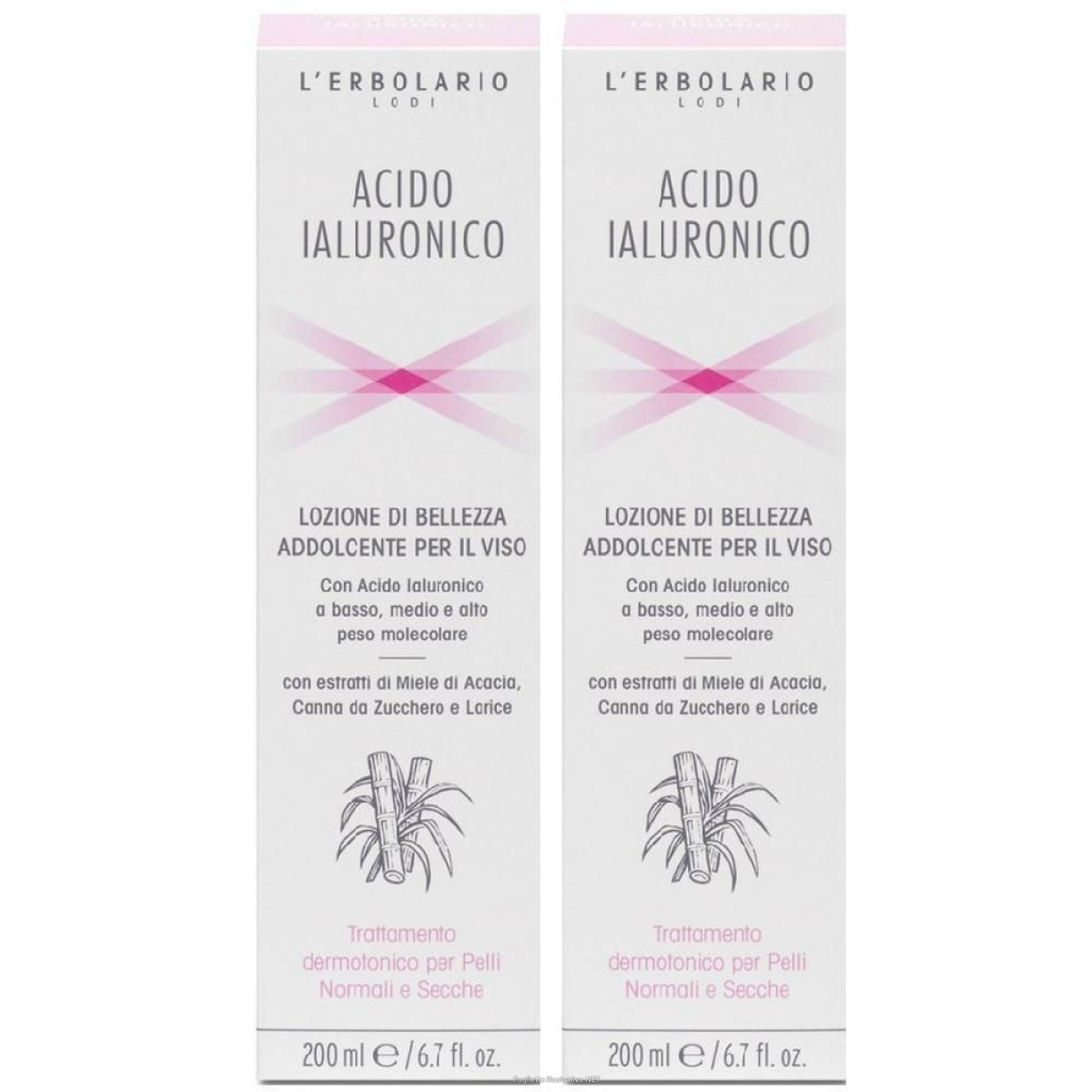 Cerca Offerte di l`erbolario lozione per pelli normali e secche acido ialuronico 2x200 e acquista online