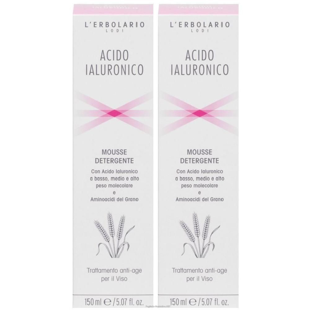 Cerca Offerte di l’erbolario mousse detergente acido ialuronico 2x150 ml e acquista online