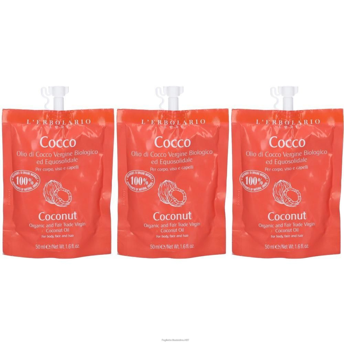 Cerca Offerte di l`erbolario olio di cocco vergine biologico ed equosolidale 3x50 e acquista online