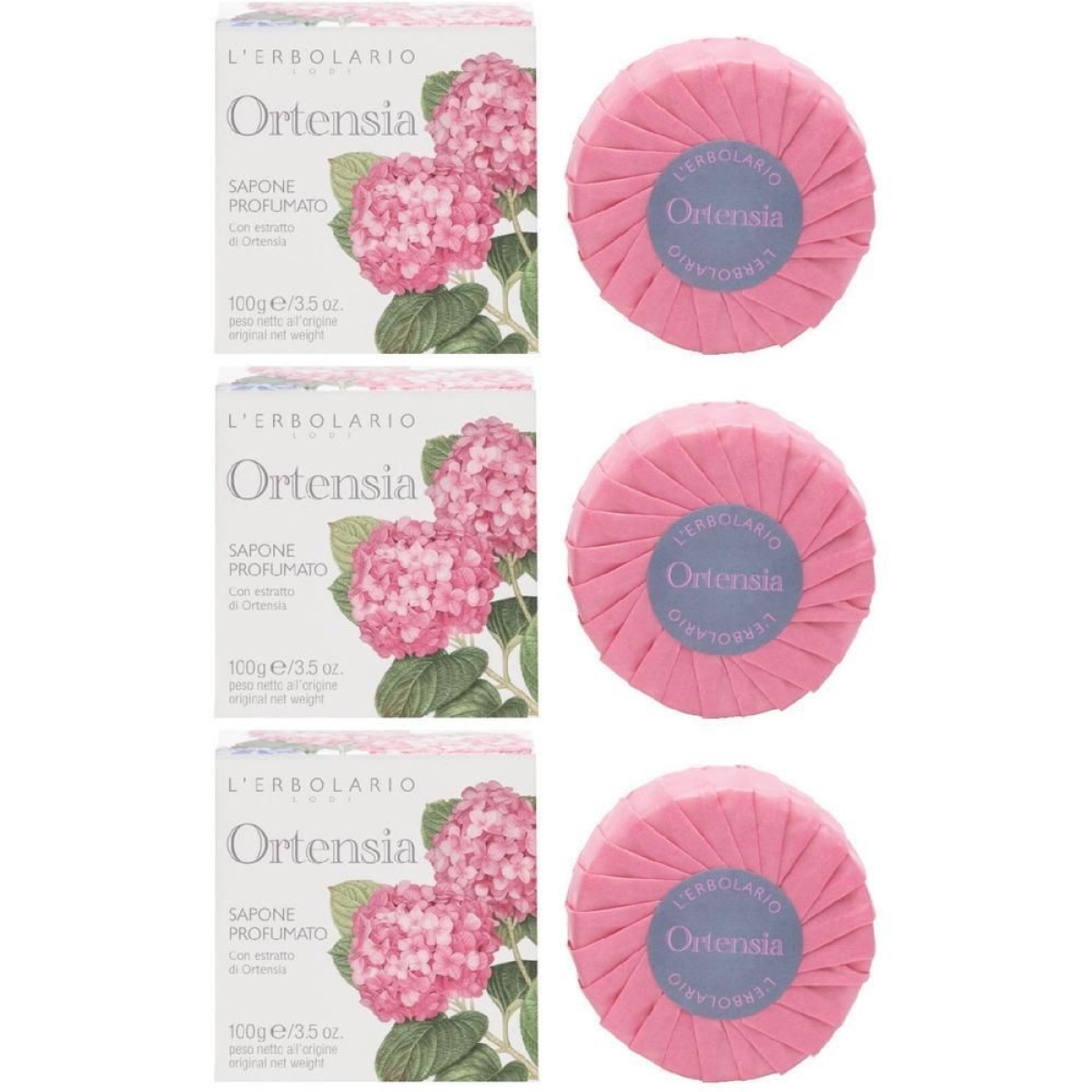 Cerca Offerte di L'erbolario ortensia sapone profumato 3x100 g e acquista online