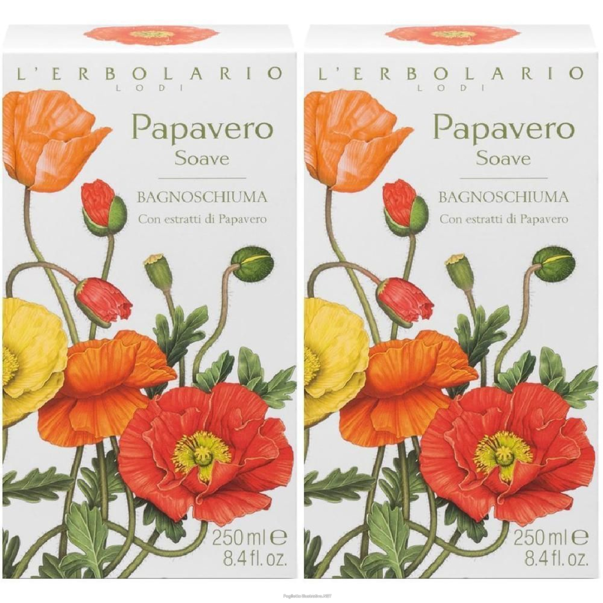 Cerca Offerte di l'erbolario papavero soave bagnoschiuma 2x250 ml schiuma da bagno e acquista online